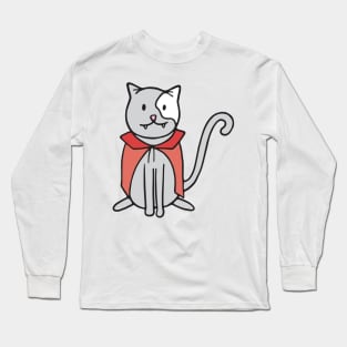 Halloween Costume Cat Vampire Long Sleeve T-Shirt